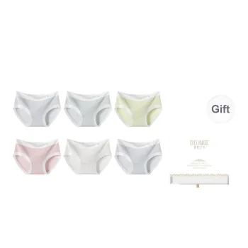 XIA.WA.ZHI.XIU Underpants Women's Shopping Bag 6 Pack