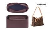 (Carryall Small Mother) Burgundy Fleece Liner