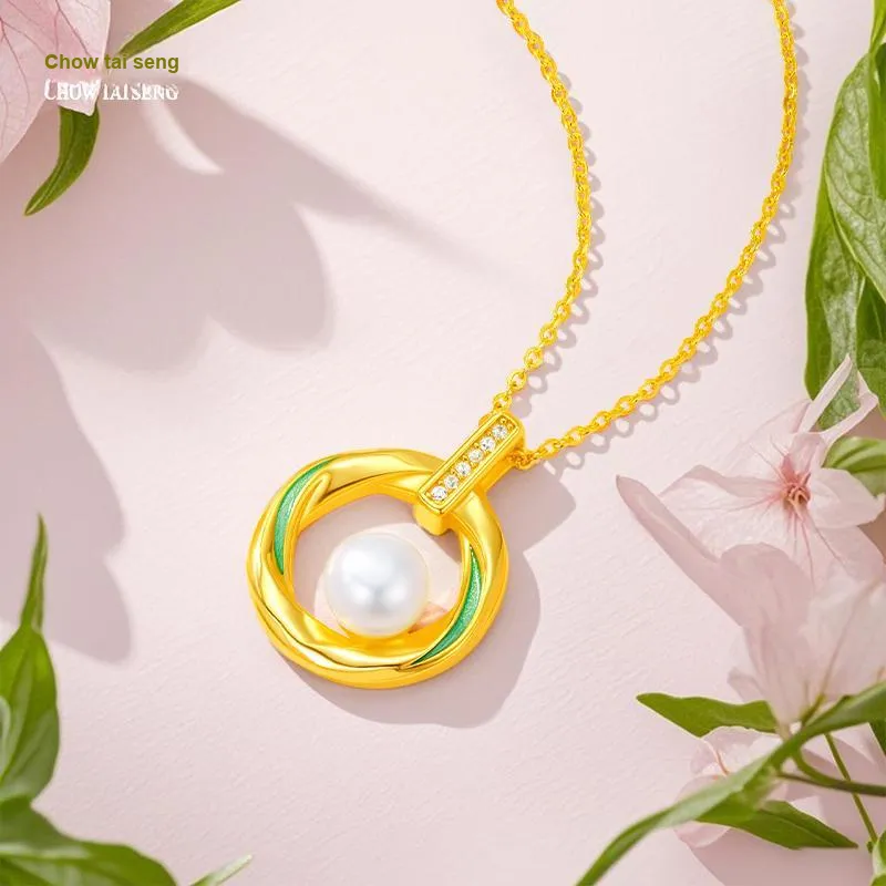 CHOW TAI SENG S925 Silver Necklaces Women's-2