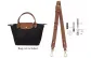 [Black Gold]86-103cm Crossbody Shoulder Strap Set[Top Grain Cow Leather]