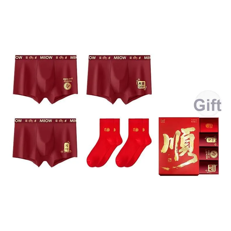 MIIOW Мужские Подарочные Наборы Трусов