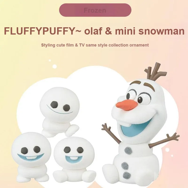 BANDAI Olaf Collection Doll Frozen Chibi Figures-4