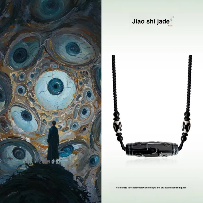 JIAOSHIYU Serpentine Jade Necklaces Unisex-1