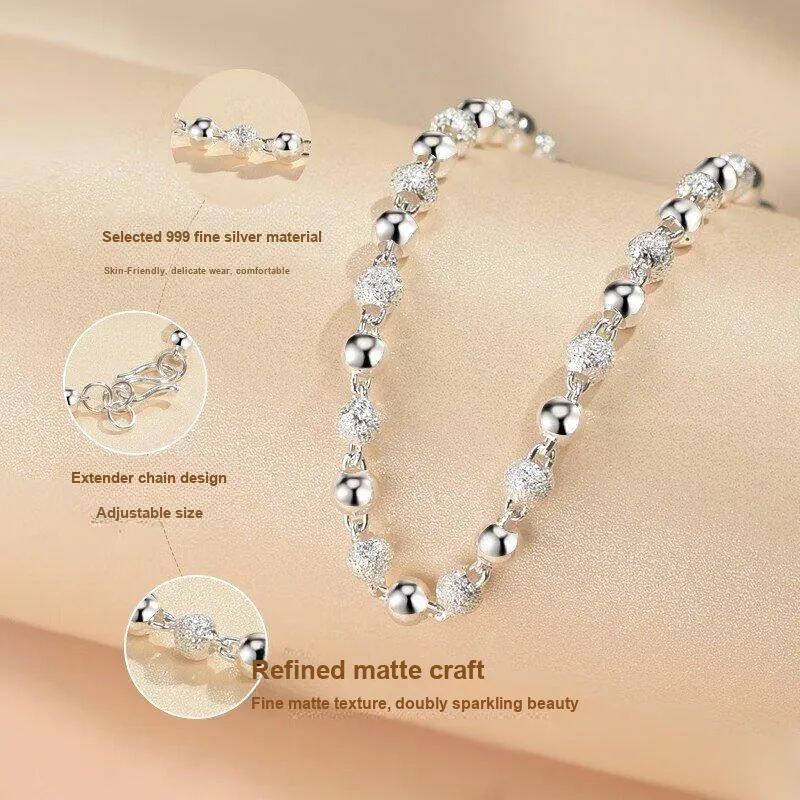 NICE CODE Sterling Silver Bracelets Women's-1
