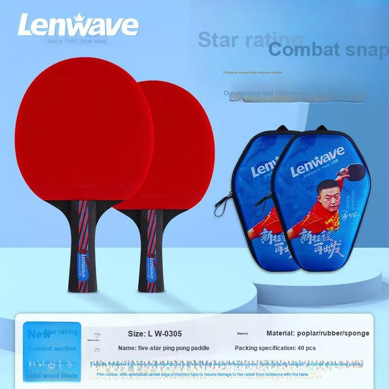 LENWAVE Ping Pong Paddles Unisex-1