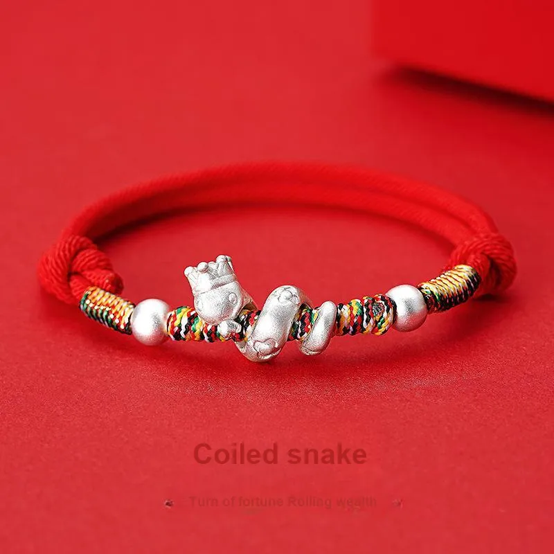 YINGNIXINDONG 999 Fine Silver Bracelets Unisex-1