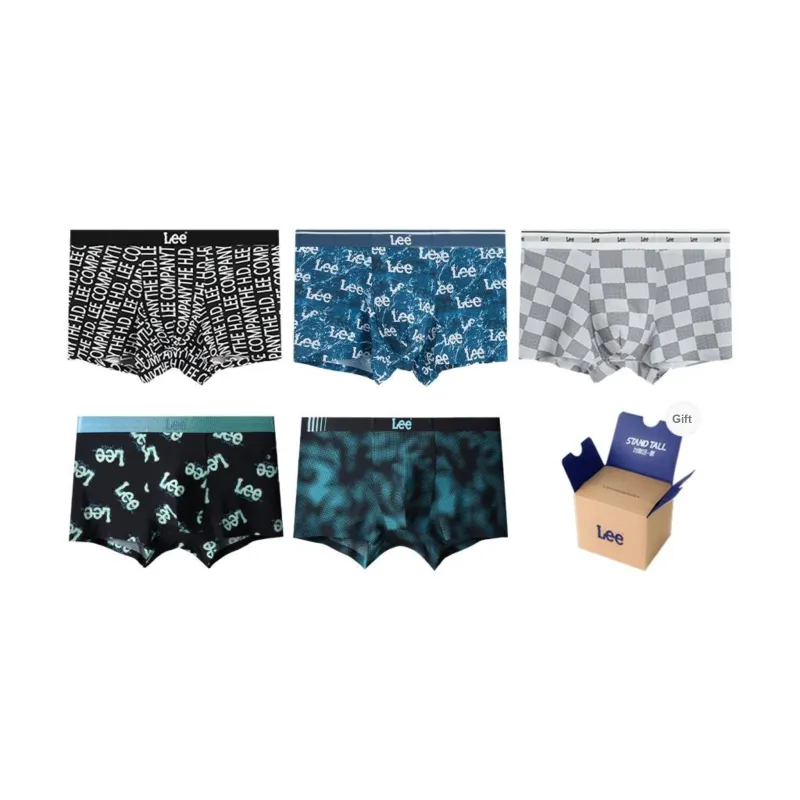 Lee Lee SS23 Ice Series Underwear Gift Boxes Men's 5 Pack-20