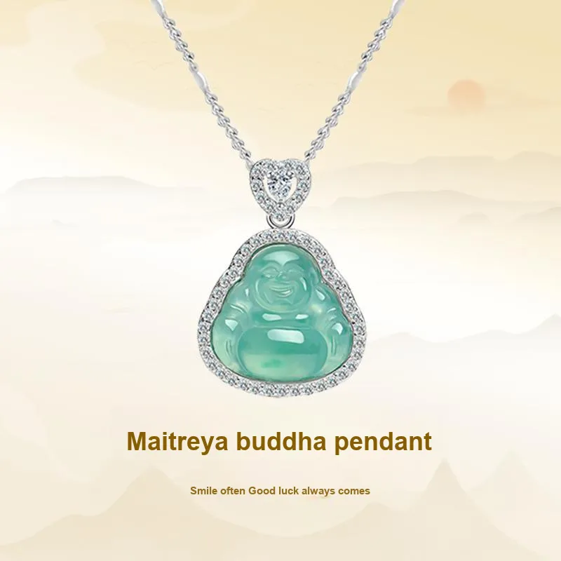 LIU GUI FU JEWELRY Glutinous Jade Jadeite Necklaces Women's-1