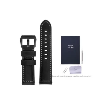 JEAYOU Compatibility Panerai Luminor 1950 Collection, Radiomir Compatibility Watch Band Genuine Leather Material