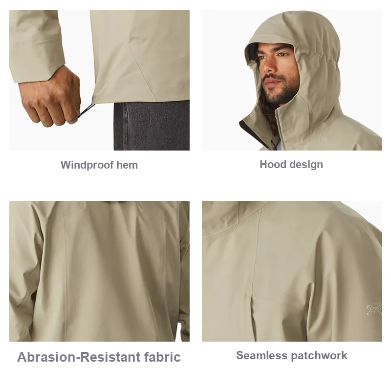 Arcteryx Waterproof, Windproof, And Breathable Windbreaker Jacket Men's-5