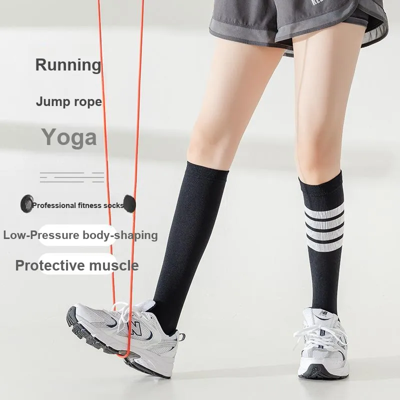 AOKANG Knee High Socks Women's Combo Set-6