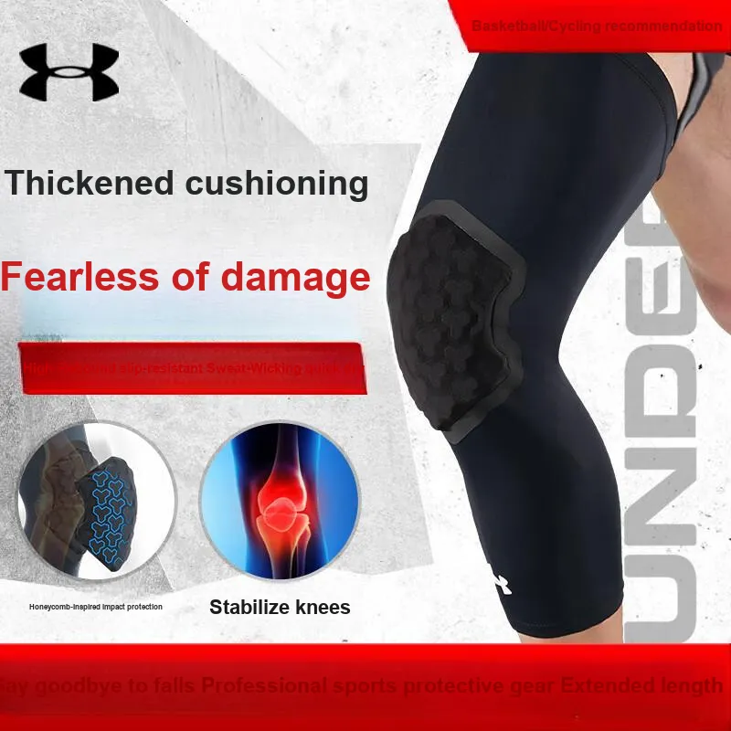 Under Armour Knee Pads Cotton Running Mountaineering Volleyball Tennis Soccer Badminton Basketball Unisex-1