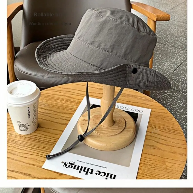 Zhuo Guang Polyester Bucket Hats Unisex-6