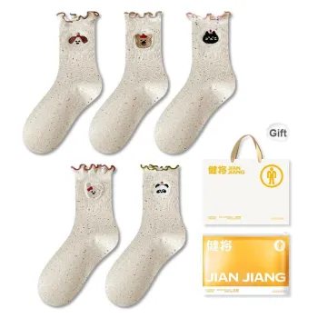 Master Mid Calf Socks Women's Shopping Bag 5 Pack