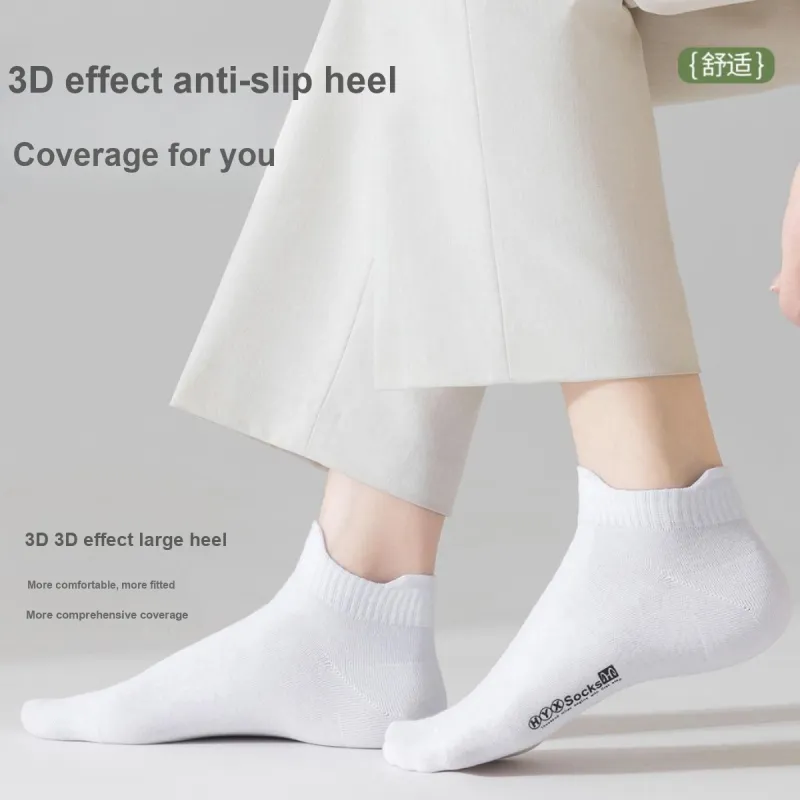 H YXIANG No Show Socks Men's 6 Pack Mixed Color-3