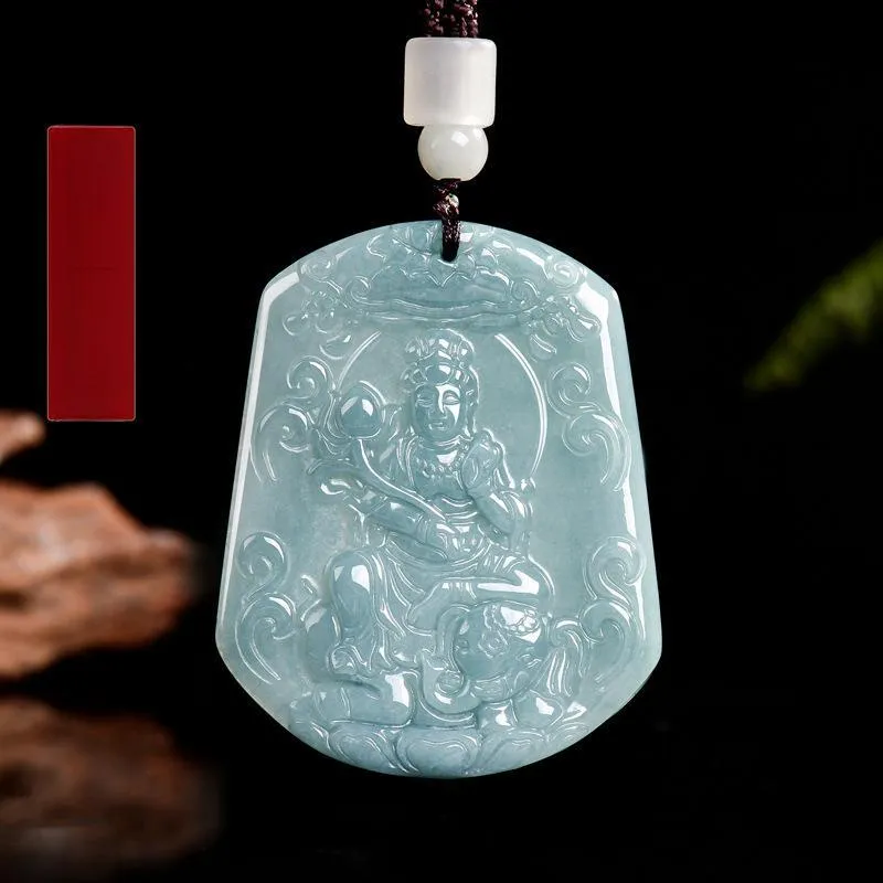 BYTHERE Glutinous Jade Jadeite Necklaces Unisex-7