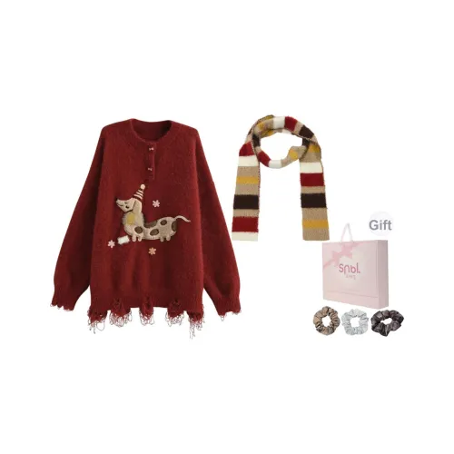 SNBL Красный Женский Трикотаж