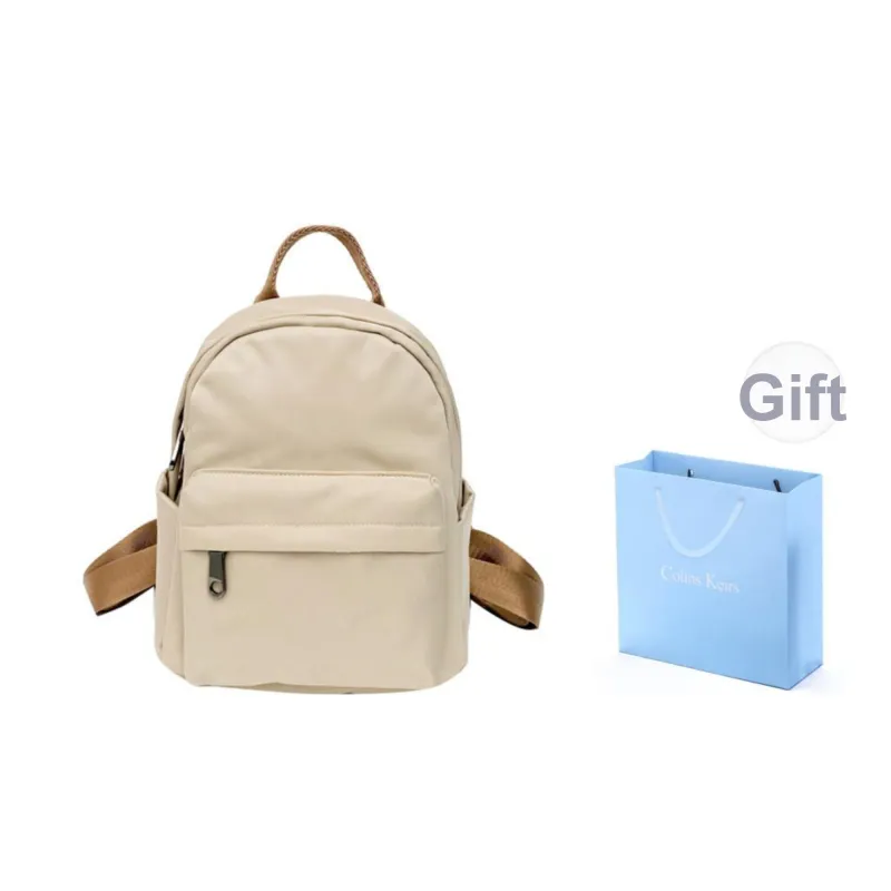 COLINS KEIRS Nylon Fabric Backpack Women's Apricot-0