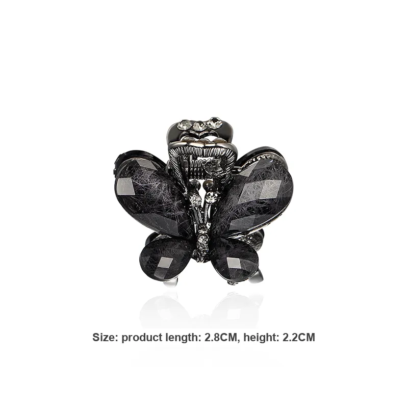Yiru Alloy Small Hair Claw Clip Elegant Elegance Hair Claw Clip Hair Clip Hair Clip Women's-11