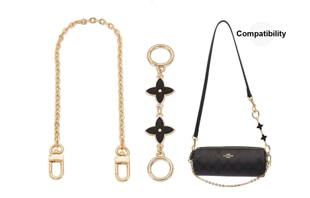 GUYI Metal Bag Accessory Women's Gold Tone