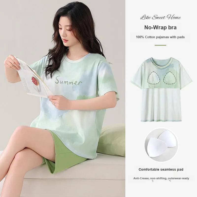 NOME Spring Summer Pajama Set Women's Two Piece Set-2