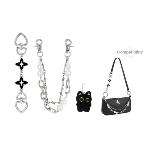 Lan Bao Fan Металлический Сплав Сумка Ремень Женская Серебряная