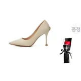 벨루어 Evening 스타일 - 베이지 9cm (증정품 포함)