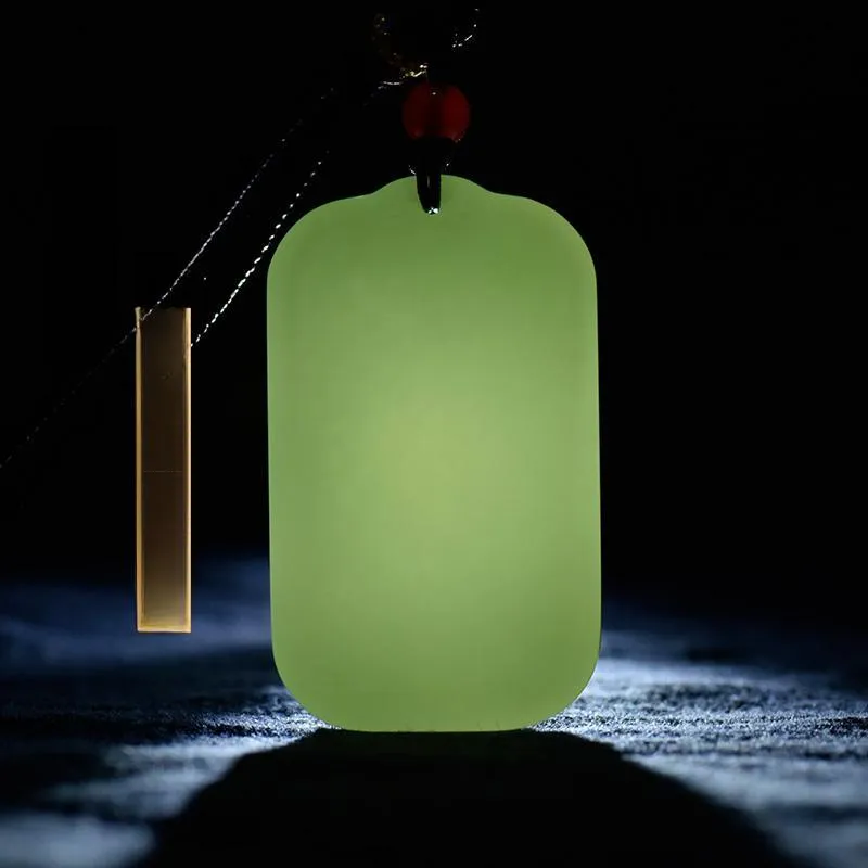 KUNYUYAO Pendants White Jade/Pale Greenish White Jade Unisex-11