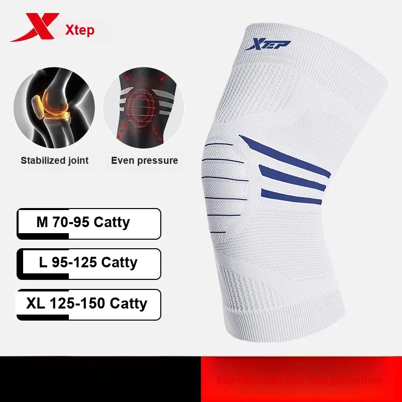 XTEP 987 Knee Pads Running Tennis Fitness Unisex Nylon Elastane-5