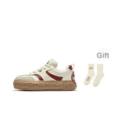 Палладий Немецкие армейские кроссовки Музыкальная Записка Обувь Низкий Топ Кроссовки для скейтбординга Унисекс Красно-белый