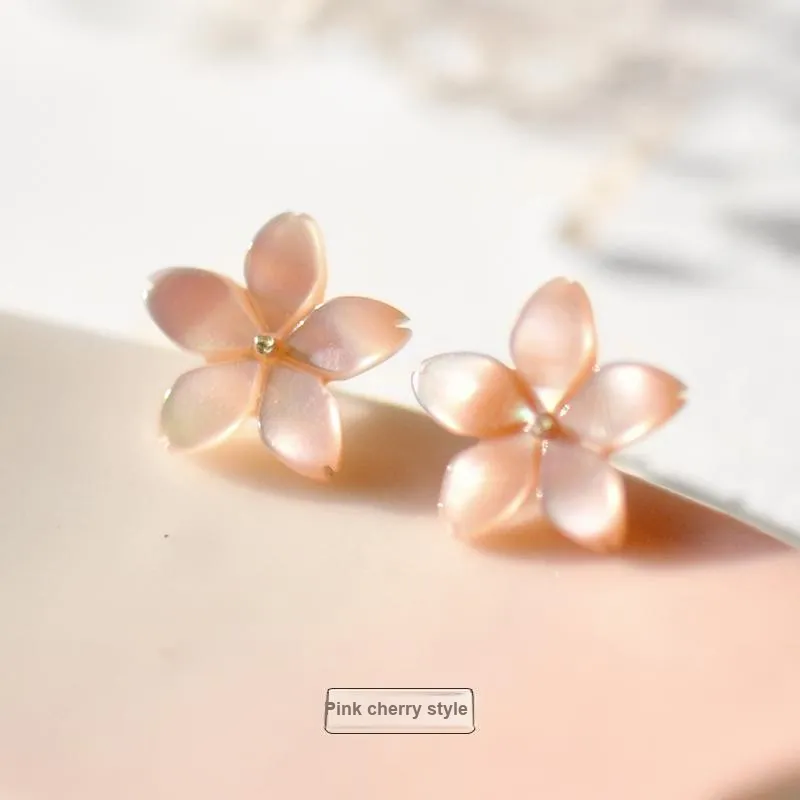 HUAYA 925 Sterling Silver Stud Earrings Women's-3