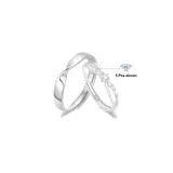 Sterling Silver Couple Rings