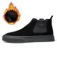 Black Fleece-Lined