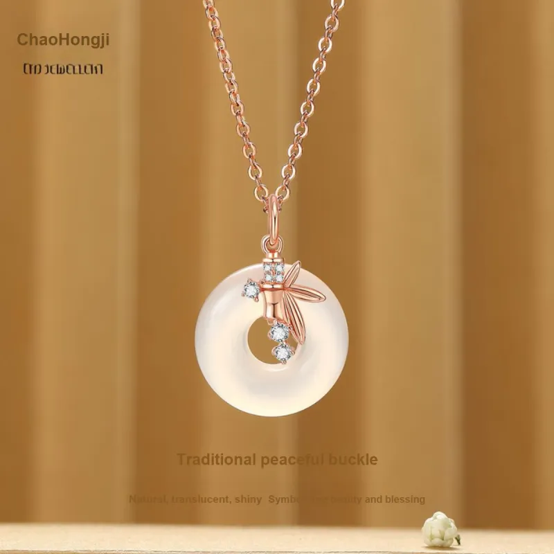 CHAOHONGJI Chalcedony Necklaces Women's-1