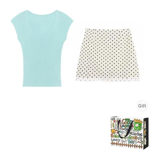 HAPG Two Piece Skirt Sets Women's