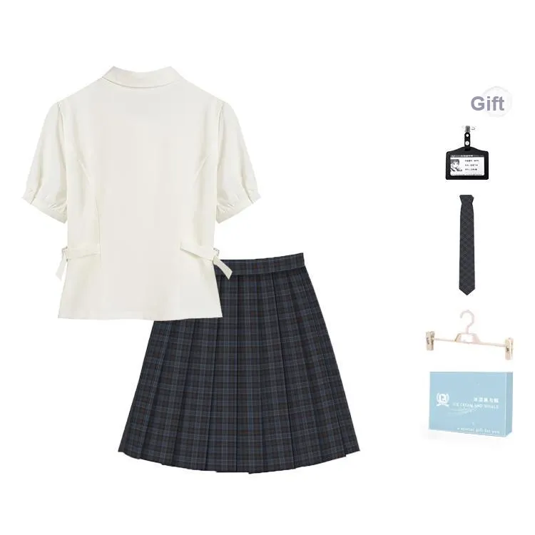 Ice Cream And Whale Summer JK Uniform Set Women's Gift Box Set-1
