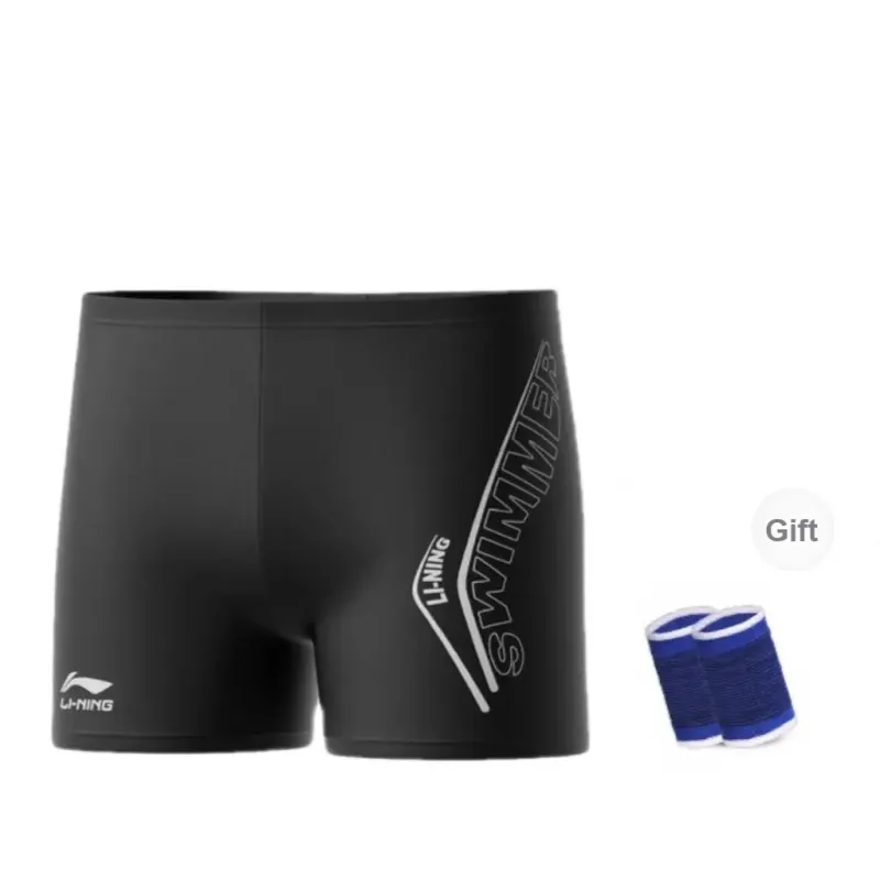 LiNing Swimming Shorts Men's Black-21