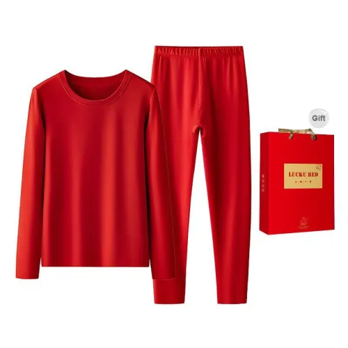 ROBINHOOD Thermal Set Women's Gift Box Set Joyful Red