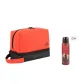 Double-Layer Orange+Sports Fruit Cup Red