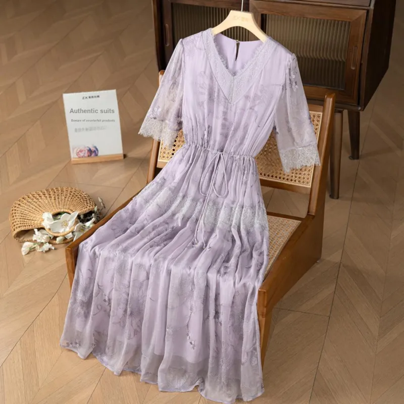 To The West Short Sleeved Dress Women's-2