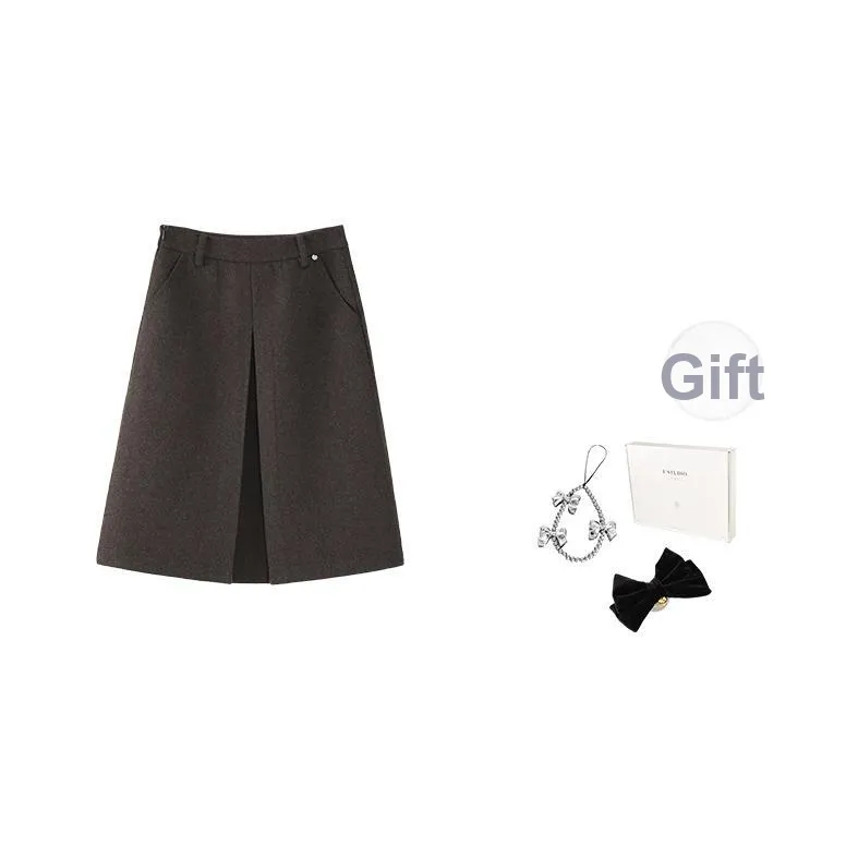 Fstudio Женские Повседневные Длинные Юбки