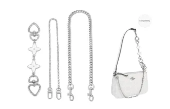 GUYI Metal Bag Accessories Women's Silver