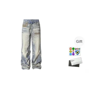 YADcrew Jeans Women's Blue