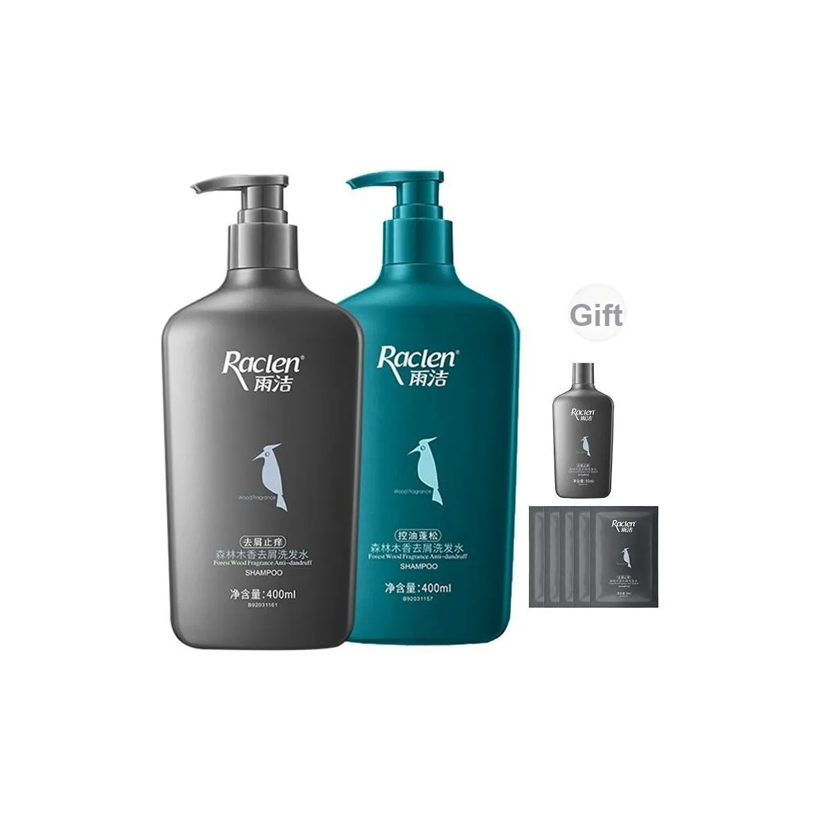 RACLEN Долговременный аромат Шампунь Контроль жирности Уход за перхотью Успокаивающий Обезболивающий Чистка Мыло Аромат