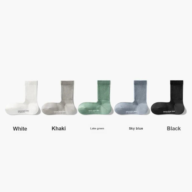 B&C.Room 2023 Fall Crew Socks Men's 5 Pack-16