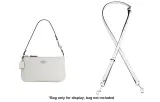 Glacier White Silver-Tone Buckle Adjustable Strap 91-120cm[Crossbody Style]