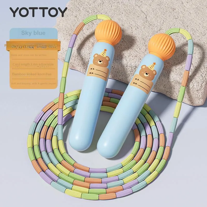 YOTTOY Casual Entertainment Mechanical Counting Jump Ropes Kids Handle Material PP Rope Material PVC Cotton Rope 2.4m-1