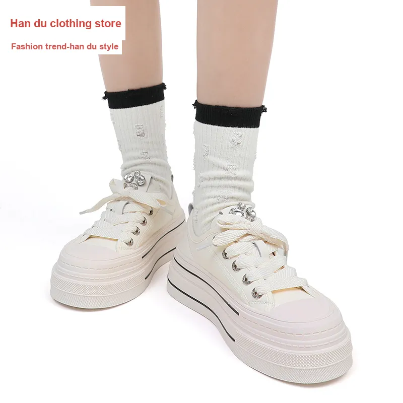 HSTYLE Wear-Resistant Skateboard Shoes Women's-6