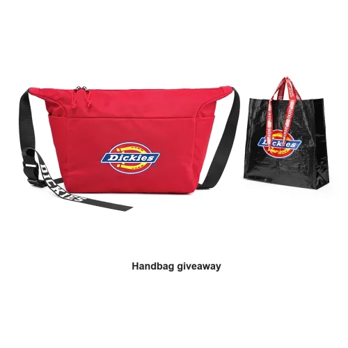 Dickies Нейлоновая Сумка через плечо Стандартная Унисекс Черный Экрю Красный