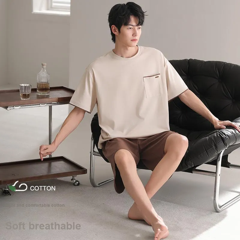 Top Melon Men Pajama Sets-1